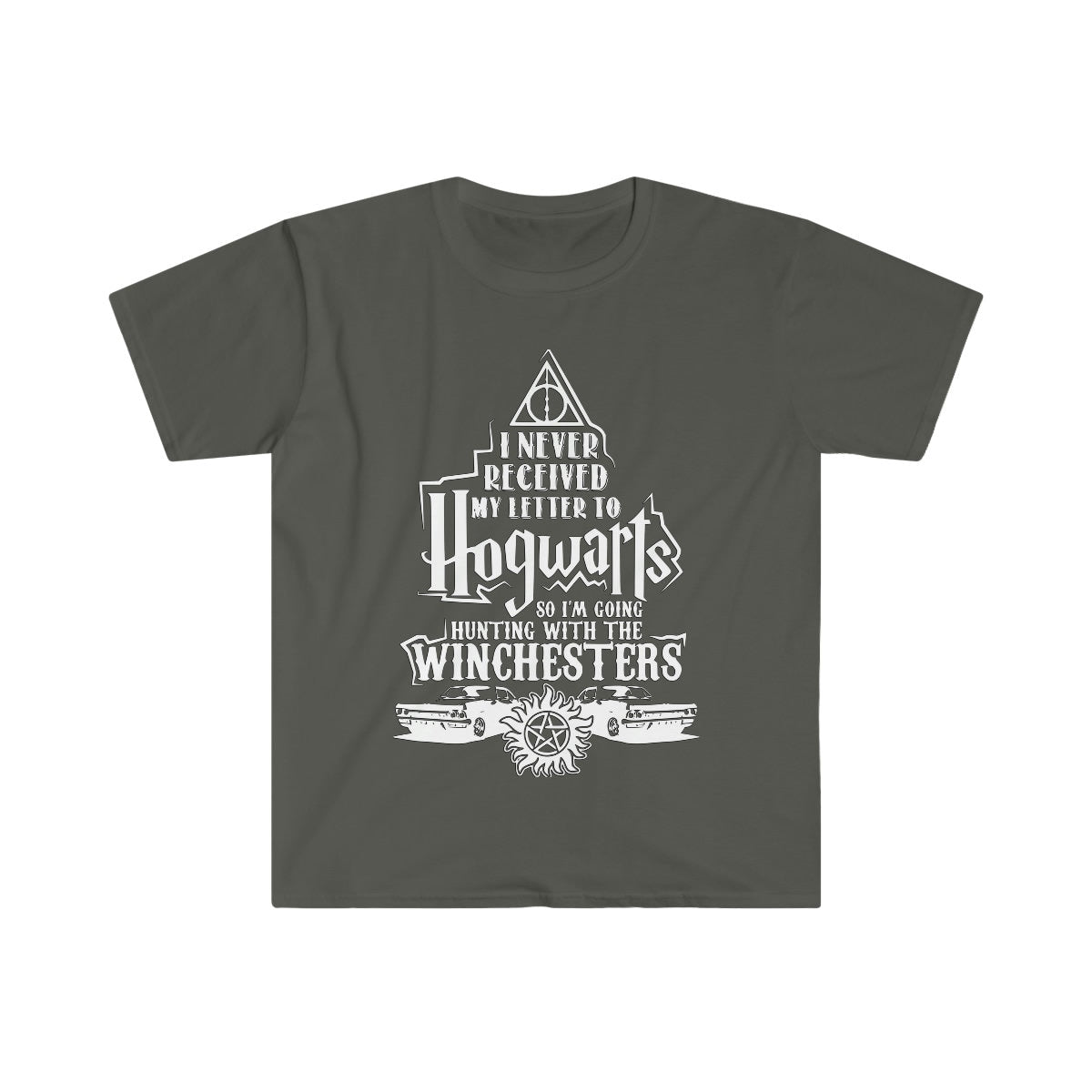 Cute Supernatural Going Hunting - No Hogwarts Letter T-Shirt